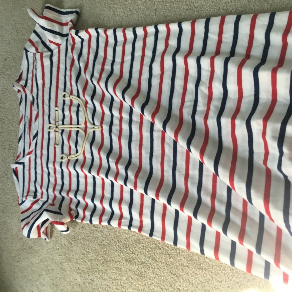 Anchor striped t-shirt dress